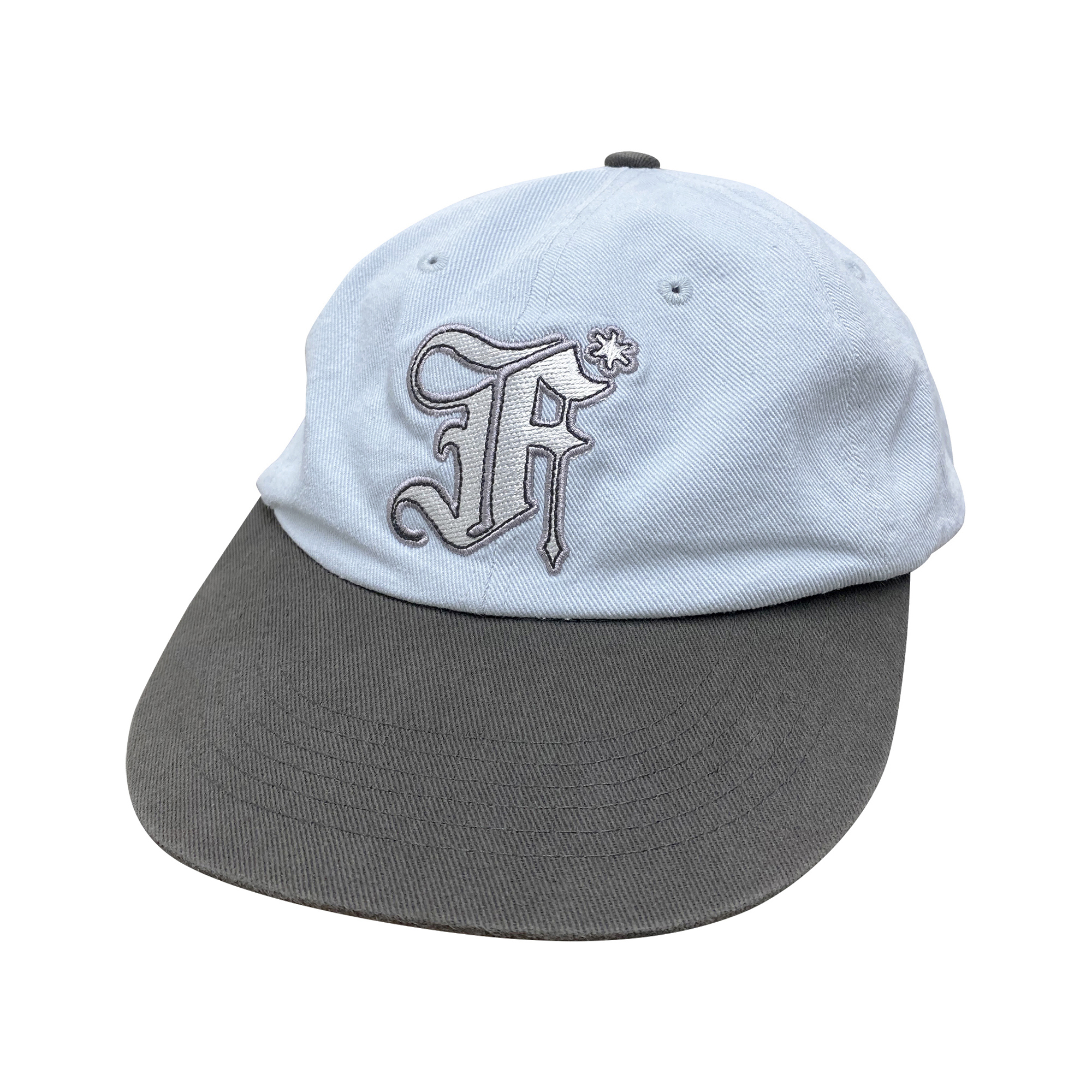F-Logo Washed Cap Sky blue